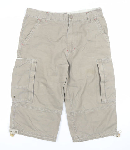 Scott & Fox Men's Beige Cargo Shorts M Cotton Outdoor Style