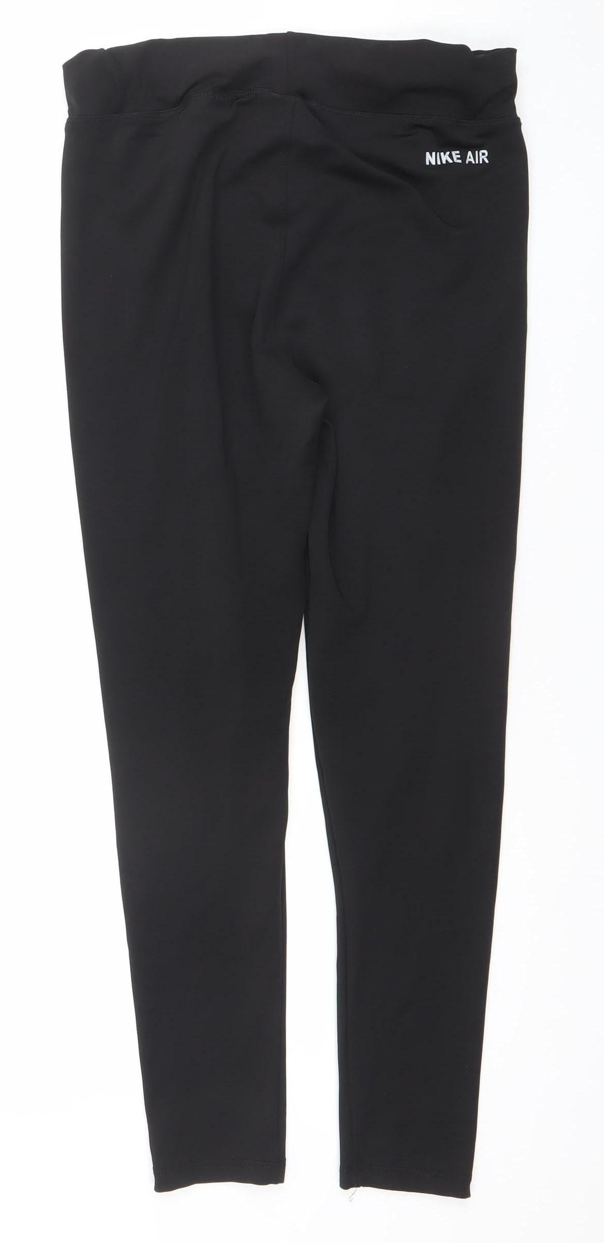 Nike Womens Black L Leggings Activewear Trousers Stretch Gym Jog Yoga