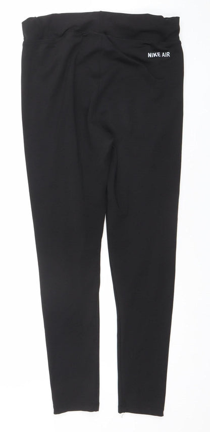 Nike Womens Black L Leggings Activewear Trousers Stretch Gym Jog Yoga