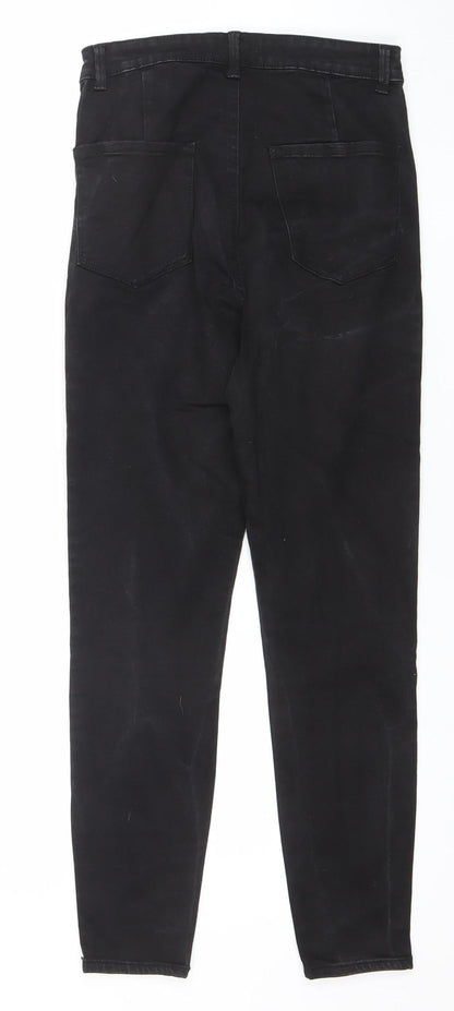 Denim Co. Womens Black Skinny Jeans Size 12 Slim Fit Mid Rise