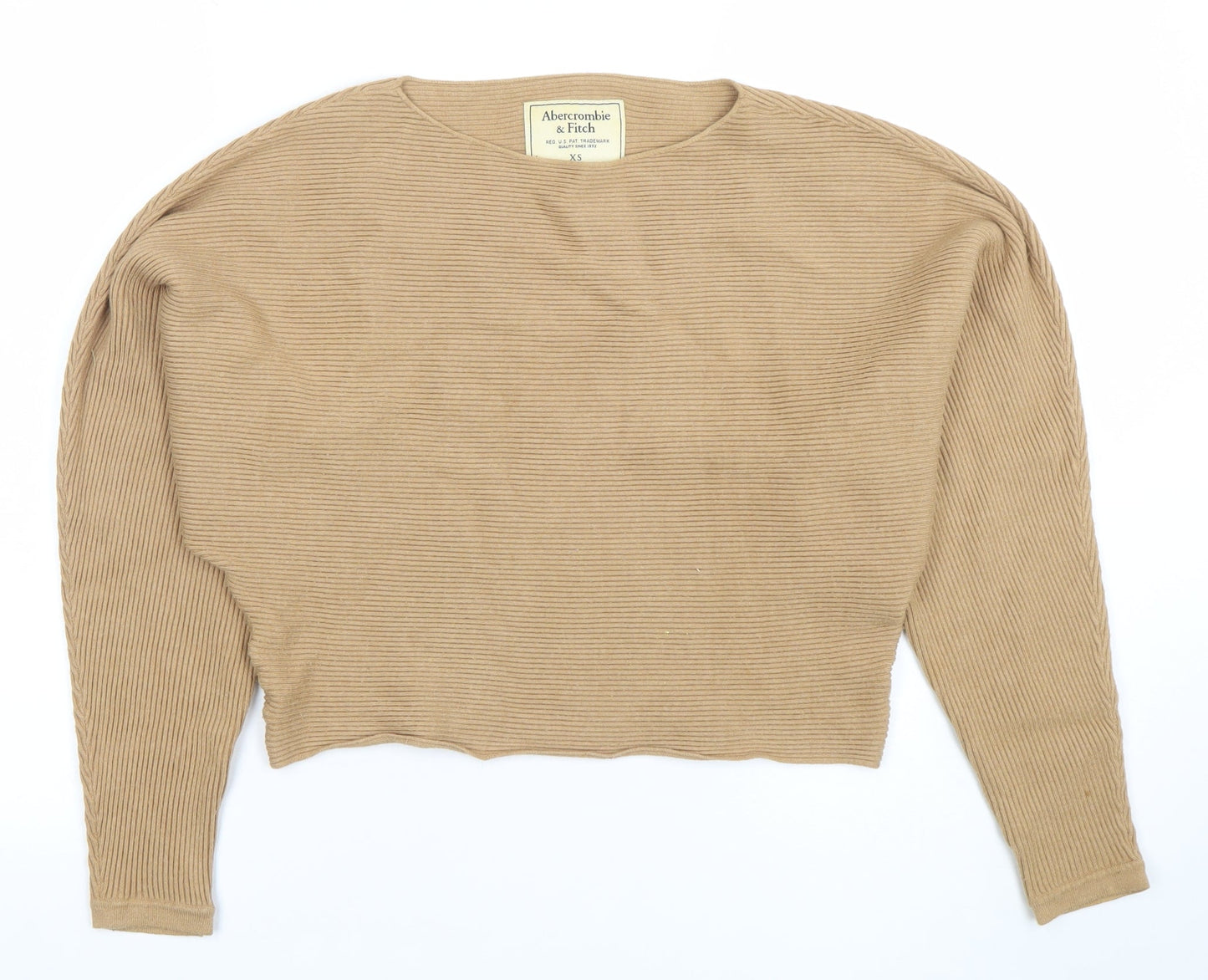 Womens UK Size XS Abercrombie & Fitch Beige Pullover Jumper