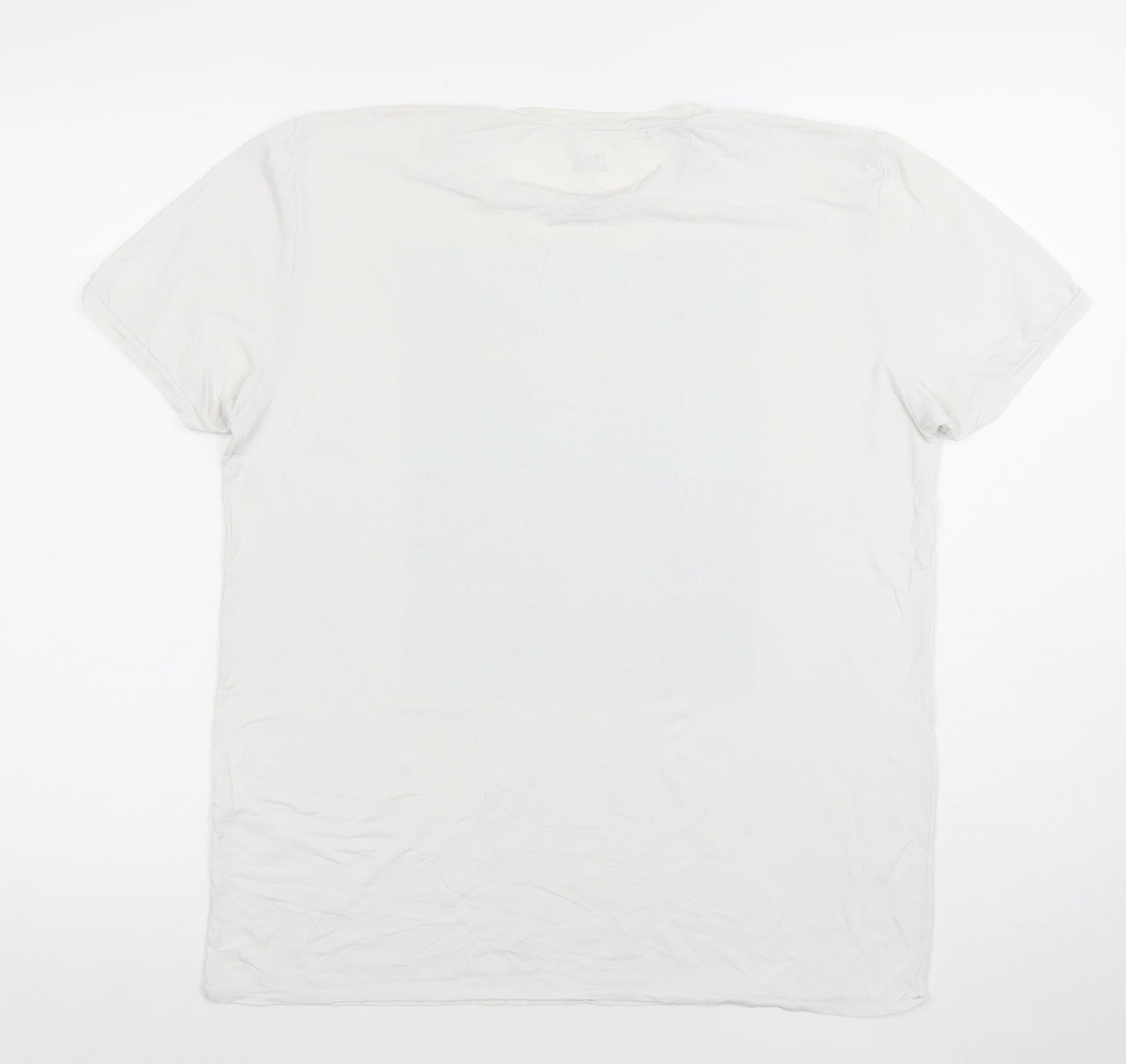 Womens UK Size L Track & Field White Basic T-Shirt