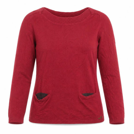 Womens UK Size L Only Red Basic Blouse