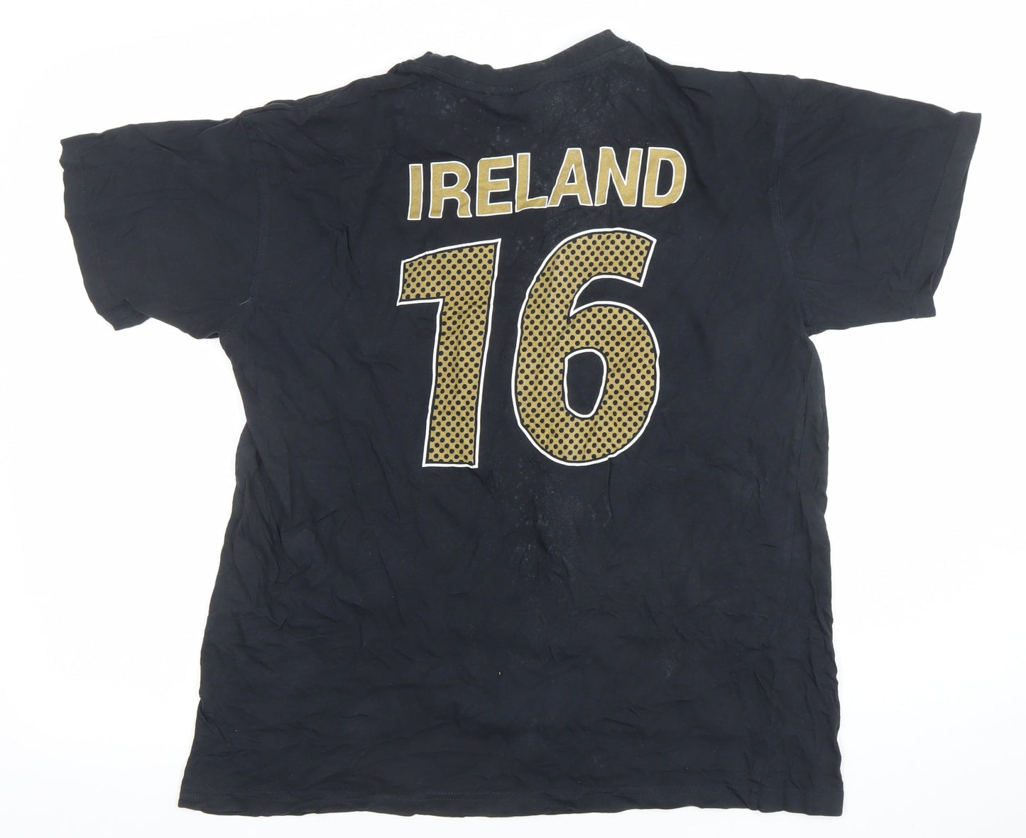 Traditional Craft Men's Black Georgia Tech Dublin 2016 Graphic T-Shirt Size L