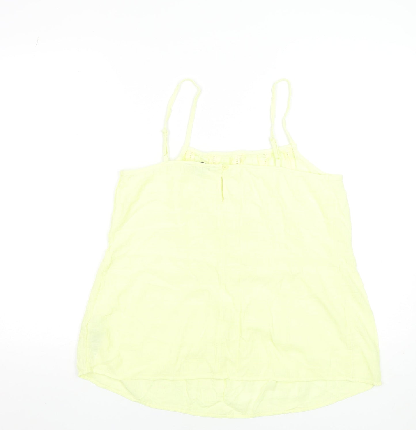 Womens UK Size 12 Marks and Spencer Yellow Camisole Tank