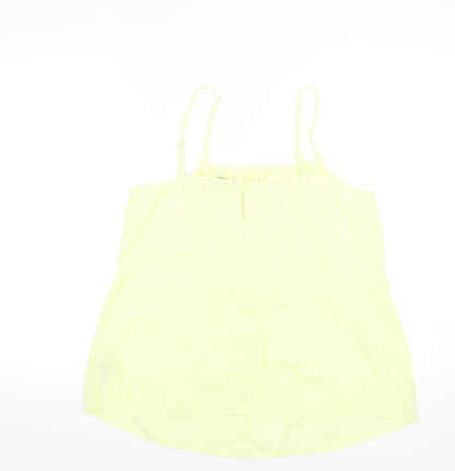 Womens UK Size 12 Marks and Spencer Yellow Camisole Tank
