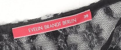 Womens UK Size 12 Evelin Brandt Berlin Grey Cardigan Jumper