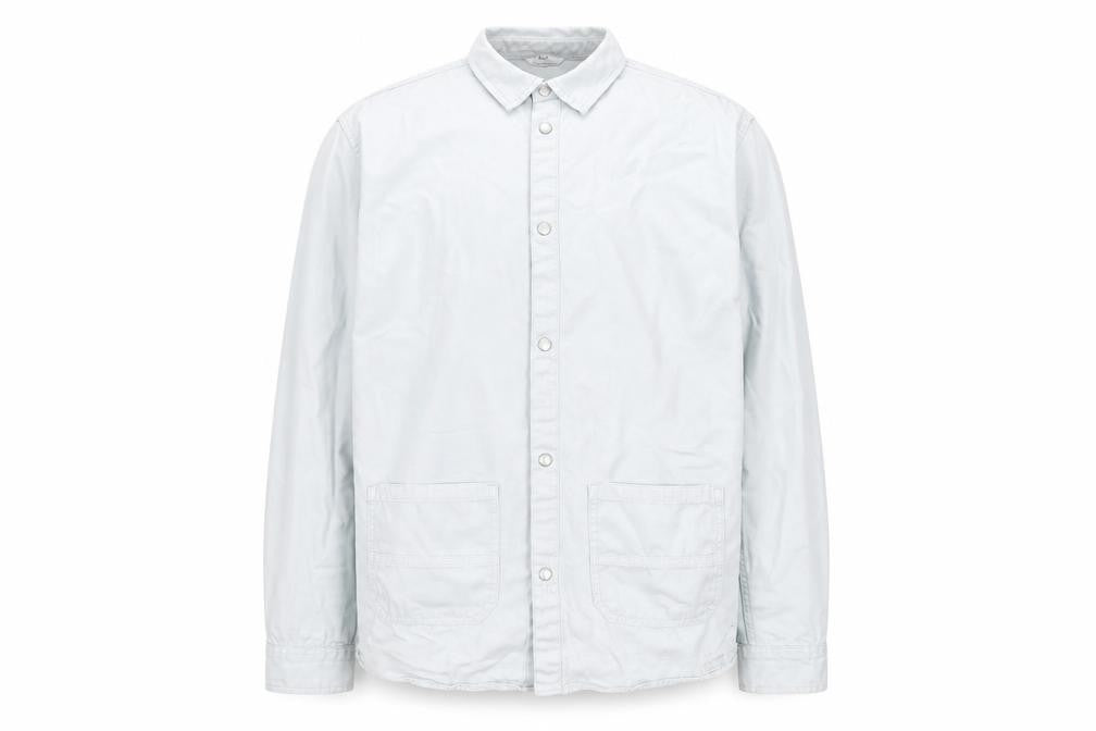Boys UK Size 14-15 Years Marks and Spencer Grey Basic Button-Up