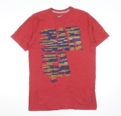 Mens UK Size L Nike Red  T-Shirt
