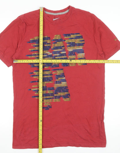 Mens UK Size L Nike Red  T-Shirt