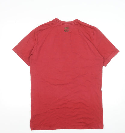 Mens UK Size L Nike Red  T-Shirt