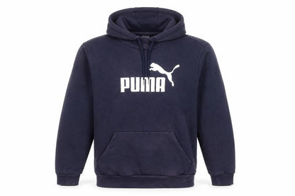 Mens UK Size L PUMA Blue Pullover Hoodie