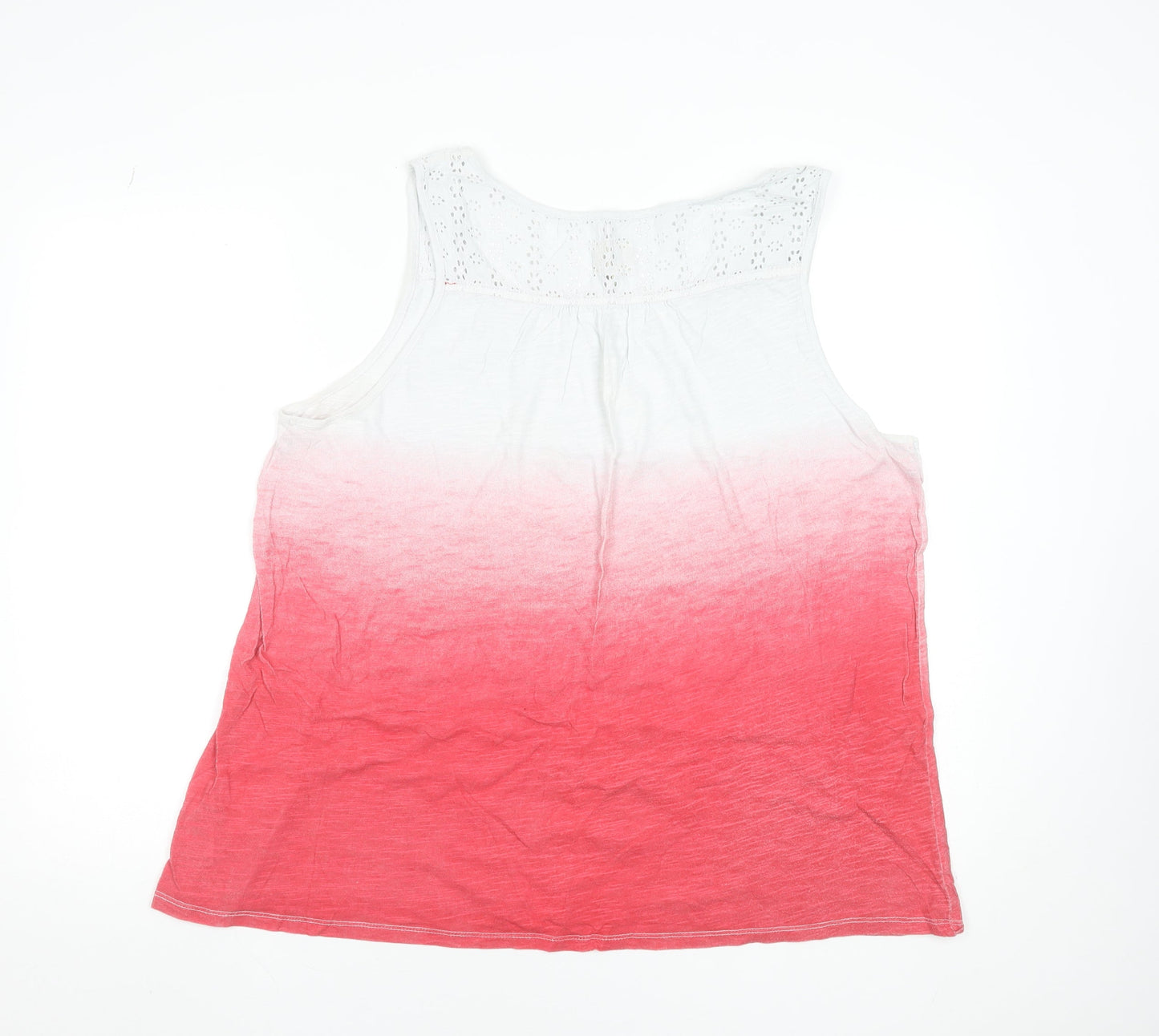 Matalan Women’s Pink Floral Cotton Sleeveless Tank Top Size 20