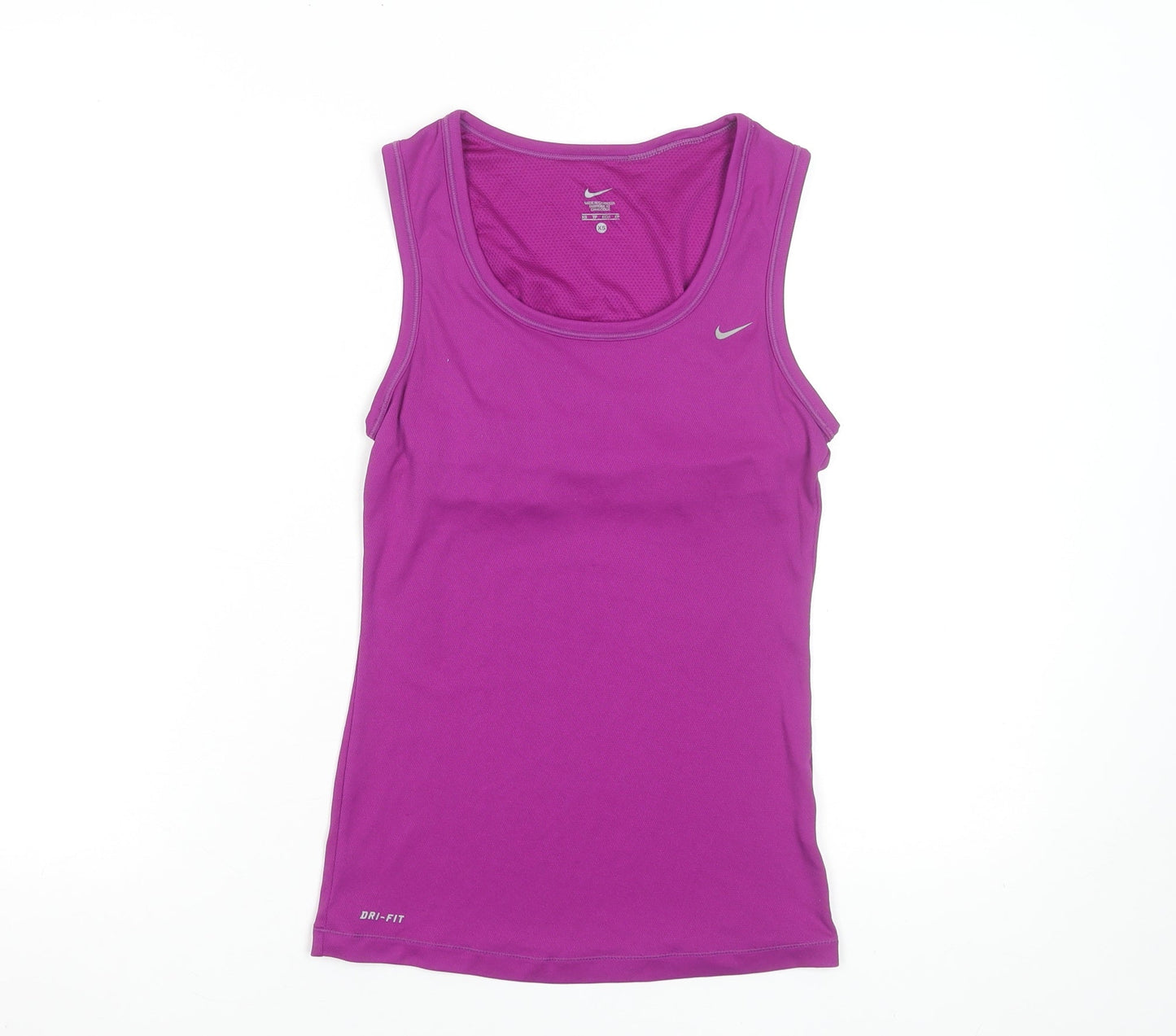 Nike Women's Purple Dri-FIT XS Tank Top Stretch Sportswear