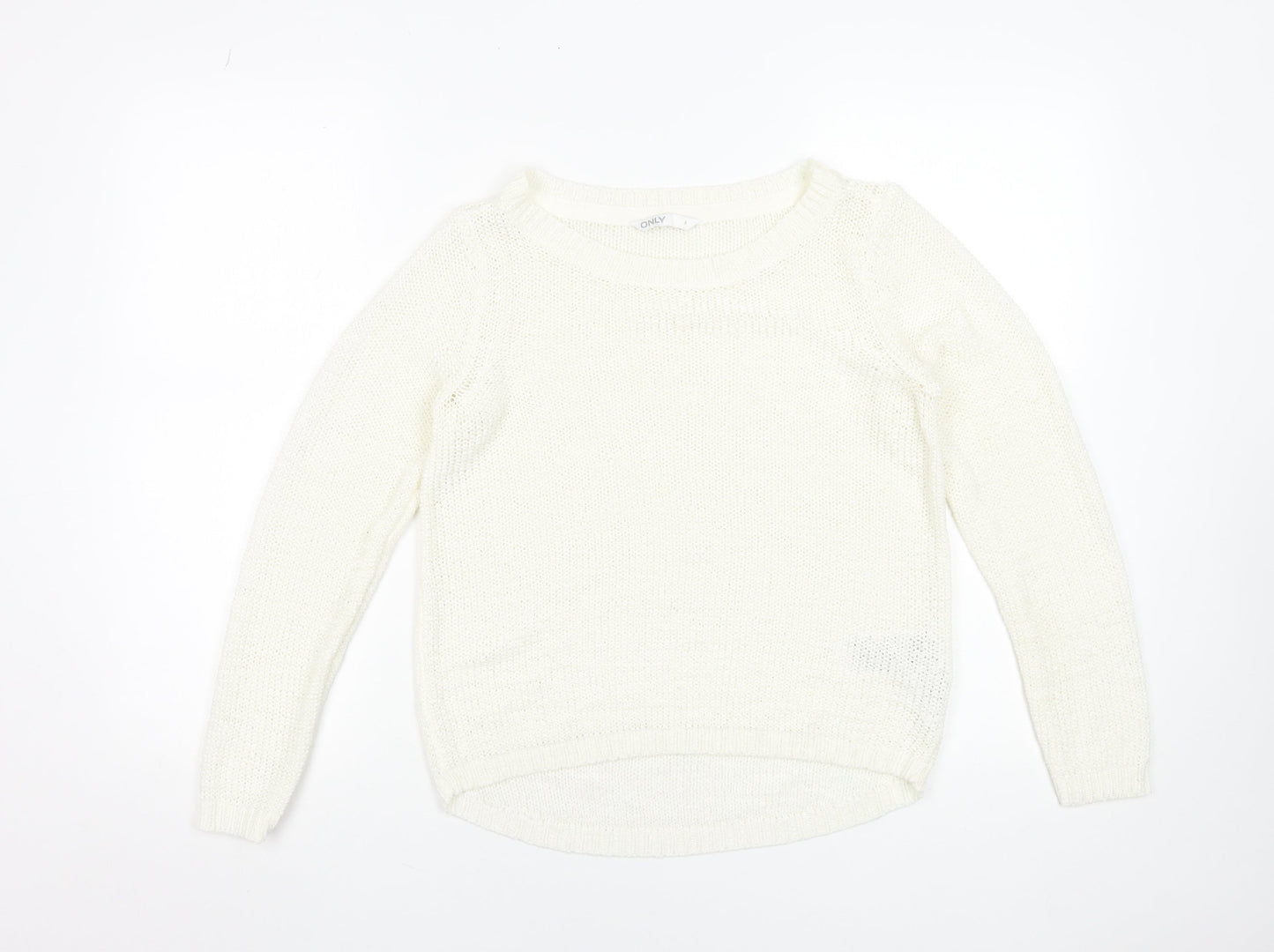 Womens UK Size S Only Ivory Pullover Jumper