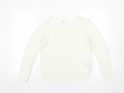 Womens UK Size S Only Ivory Pullover Jumper