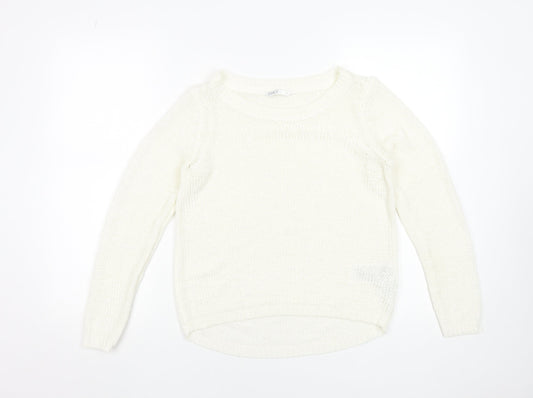 Womens UK Size S Only Ivory Pullover Jumper