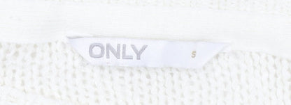 Womens UK Size S Only Ivory Pullover Jumper