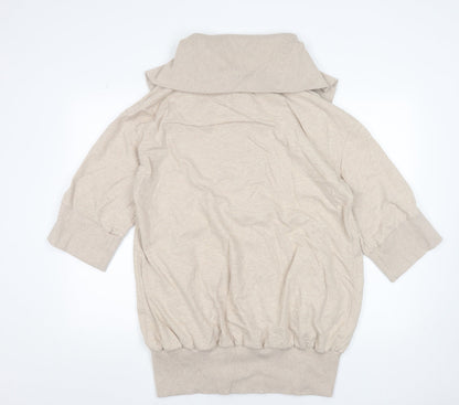 Womens UK Size 16 New Look Beige Cardigan Jumper