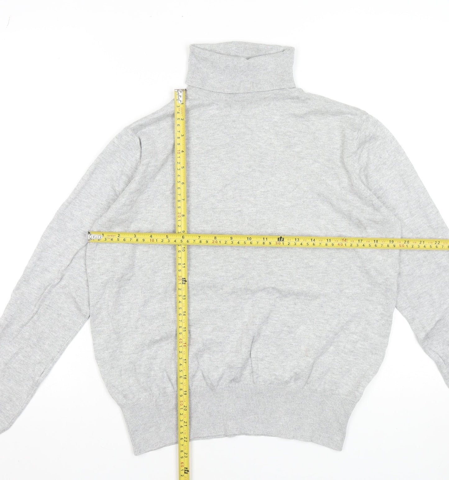 Womens UK Size 12 H&M Grey Pullover Jumper