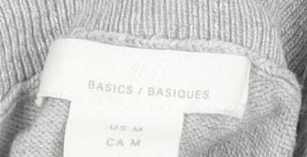 Womens UK Size 12 H&M Grey Pullover Jumper