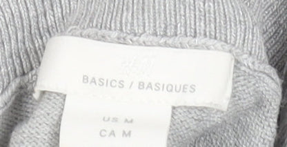 Womens UK Size 12 H&M Grey Pullover Jumper
