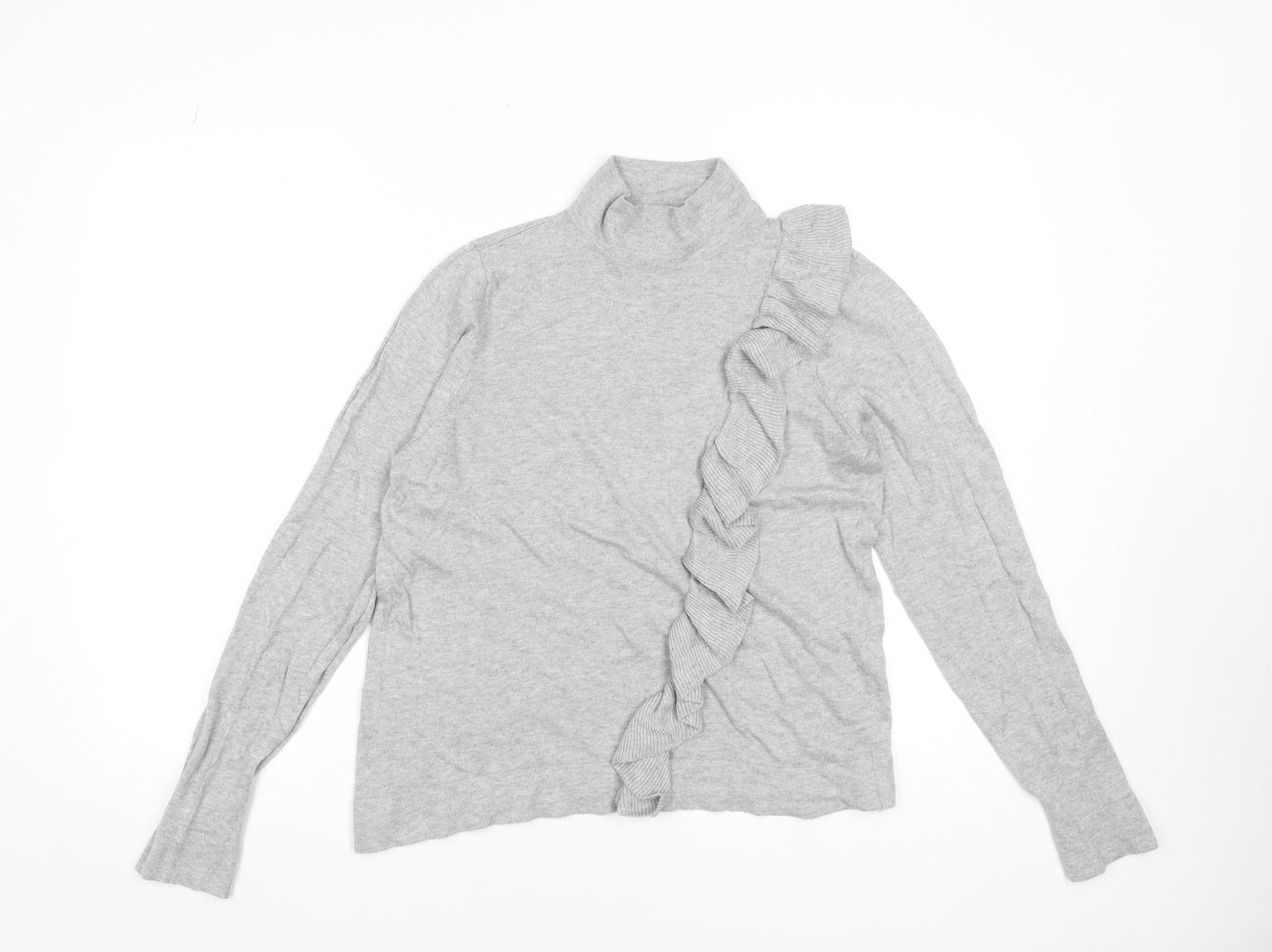 Womens UK Size L Broadway NYC Fashion Grey Pullover Jumper