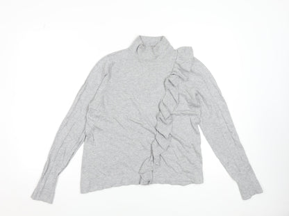 Womens UK Size L Broadway NYC Fashion Grey Pullover Jumper