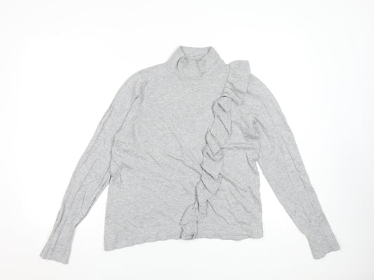 Womens UK Size L Broadway NYC Fashion Grey Pullover Jumper