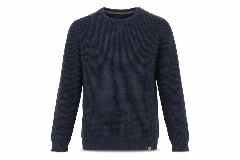 Mens UK Size XL Blend Blue Pullover Jumper
