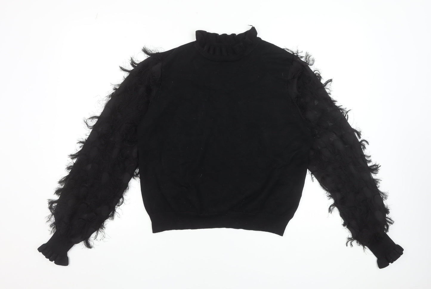 Womens UK Size L New Look Black Pullover Jumper