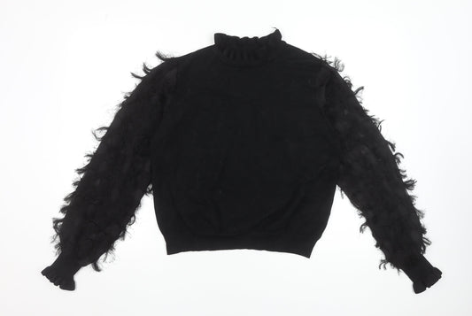 Womens UK Size L New Look Black Pullover Jumper