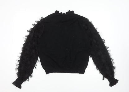 Womens UK Size L New Look Black Pullover Jumper