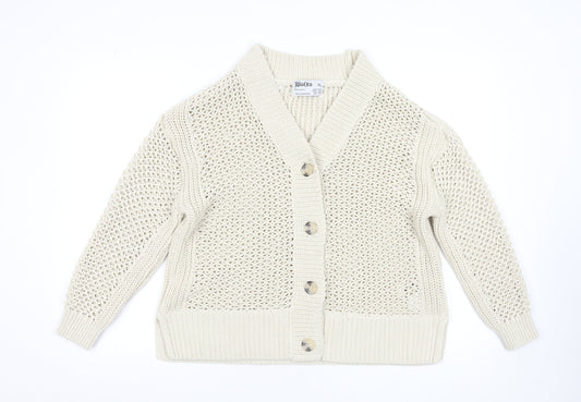 Womens UK Size XL Rita Ora x Primark Beige Cardigan Jumper