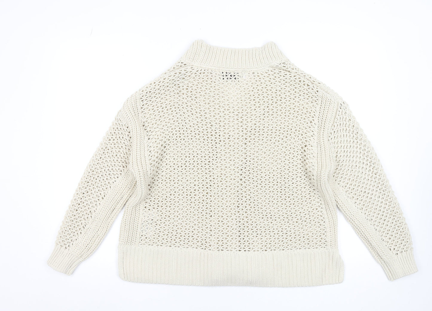 Womens UK Size XL Rita Ora x Primark Beige Cardigan Jumper