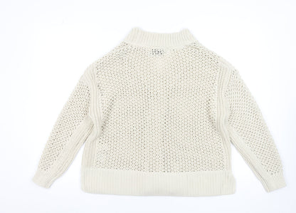 Womens UK Size XL Rita Ora x Primark Beige Cardigan Jumper