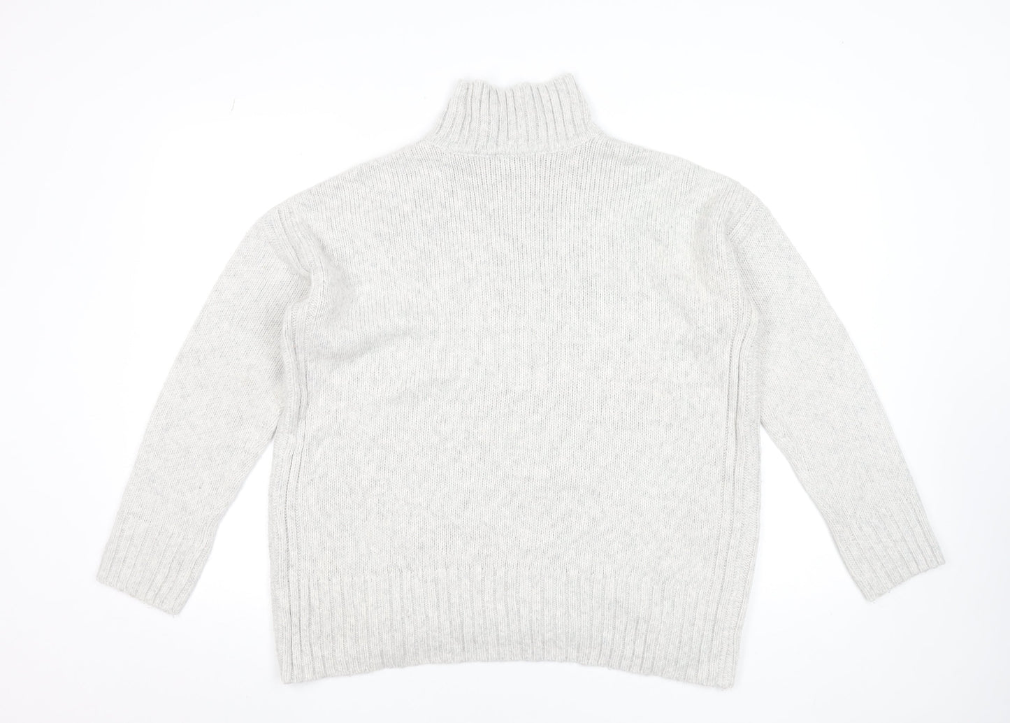 Womens UK Size 12 Dunnes Stores Grey Pullover Jumper