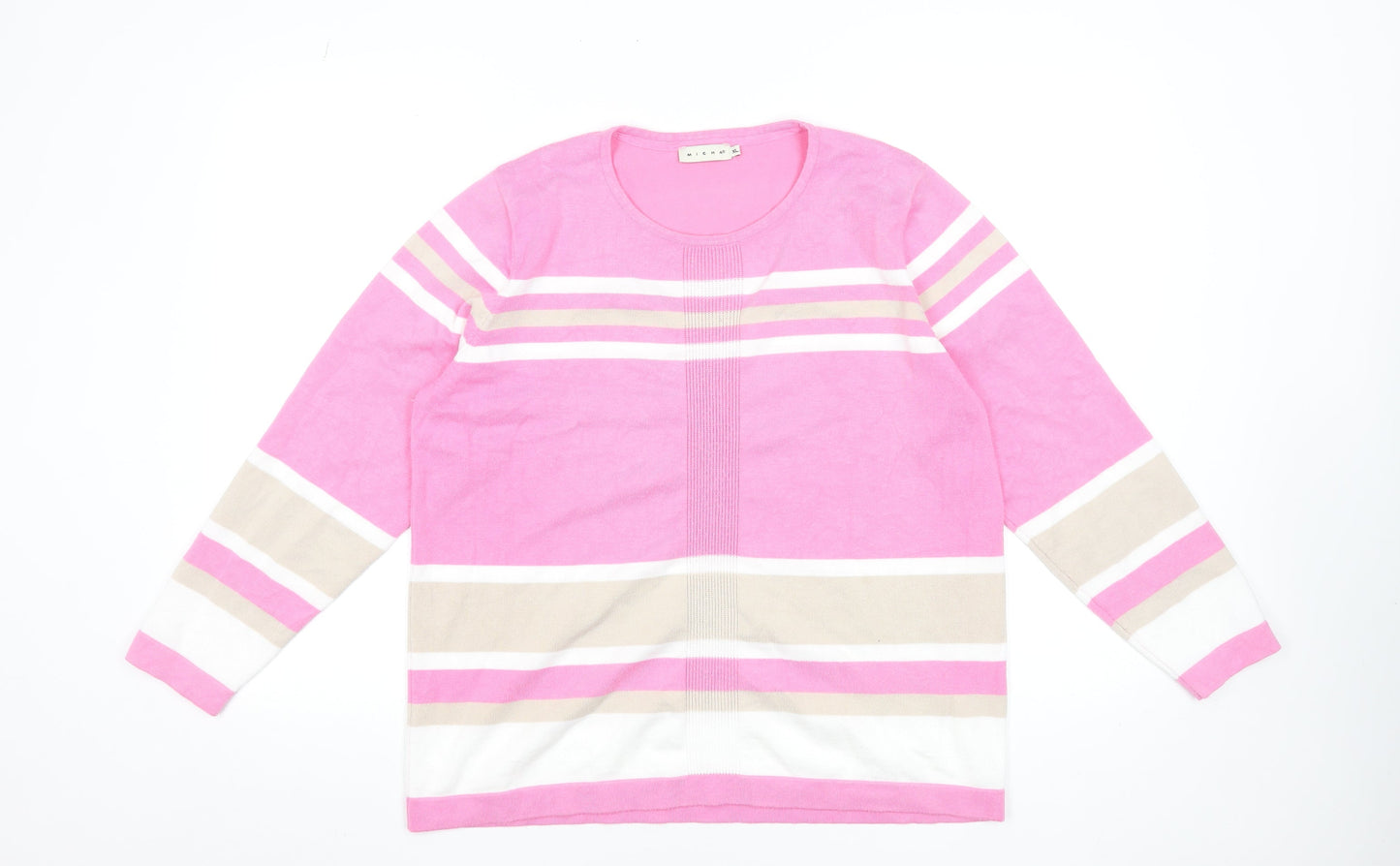 Womens UK Size XL Micha Pink Pullover Jumper