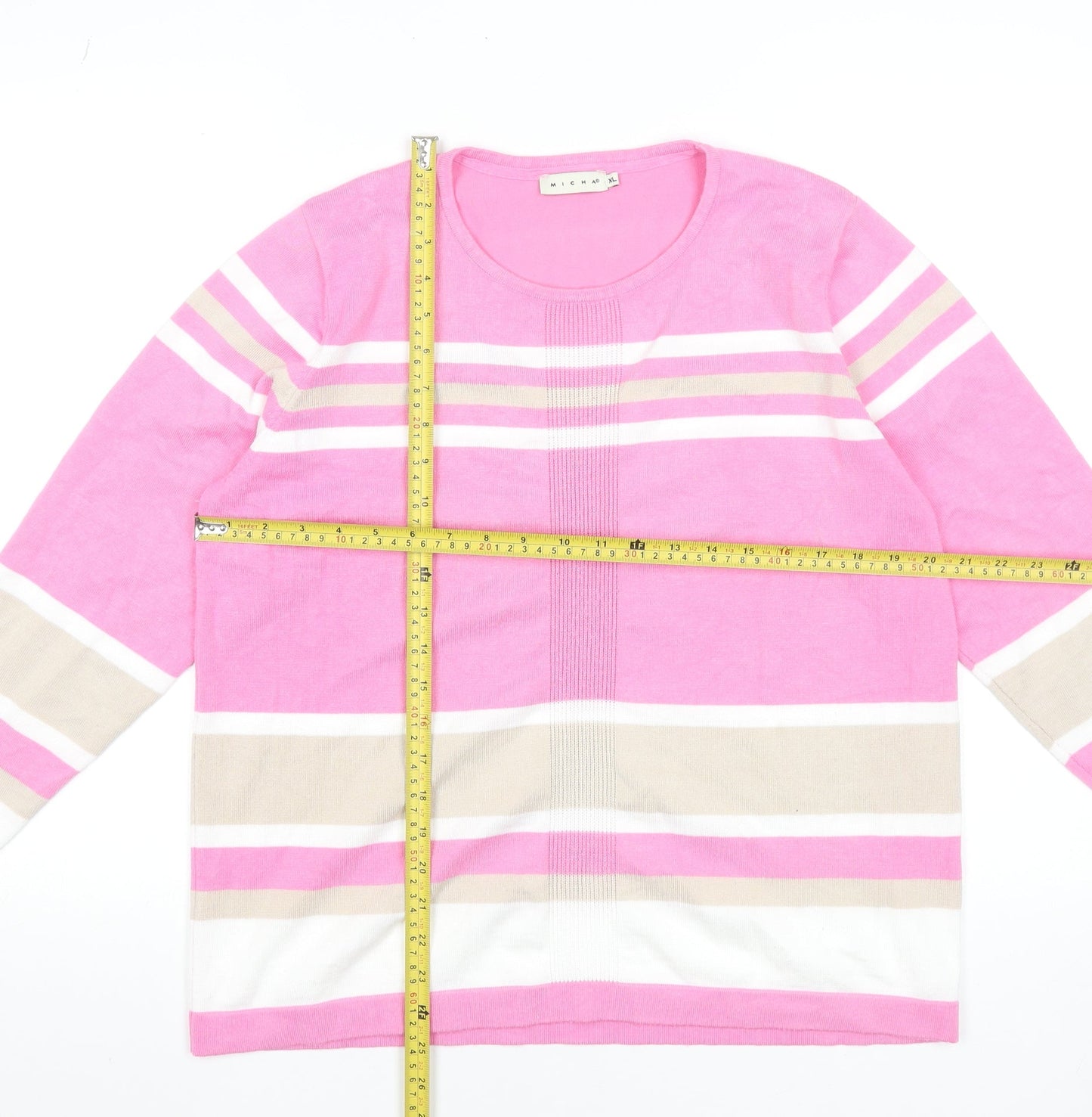 Womens UK Size XL Micha Pink Pullover Jumper