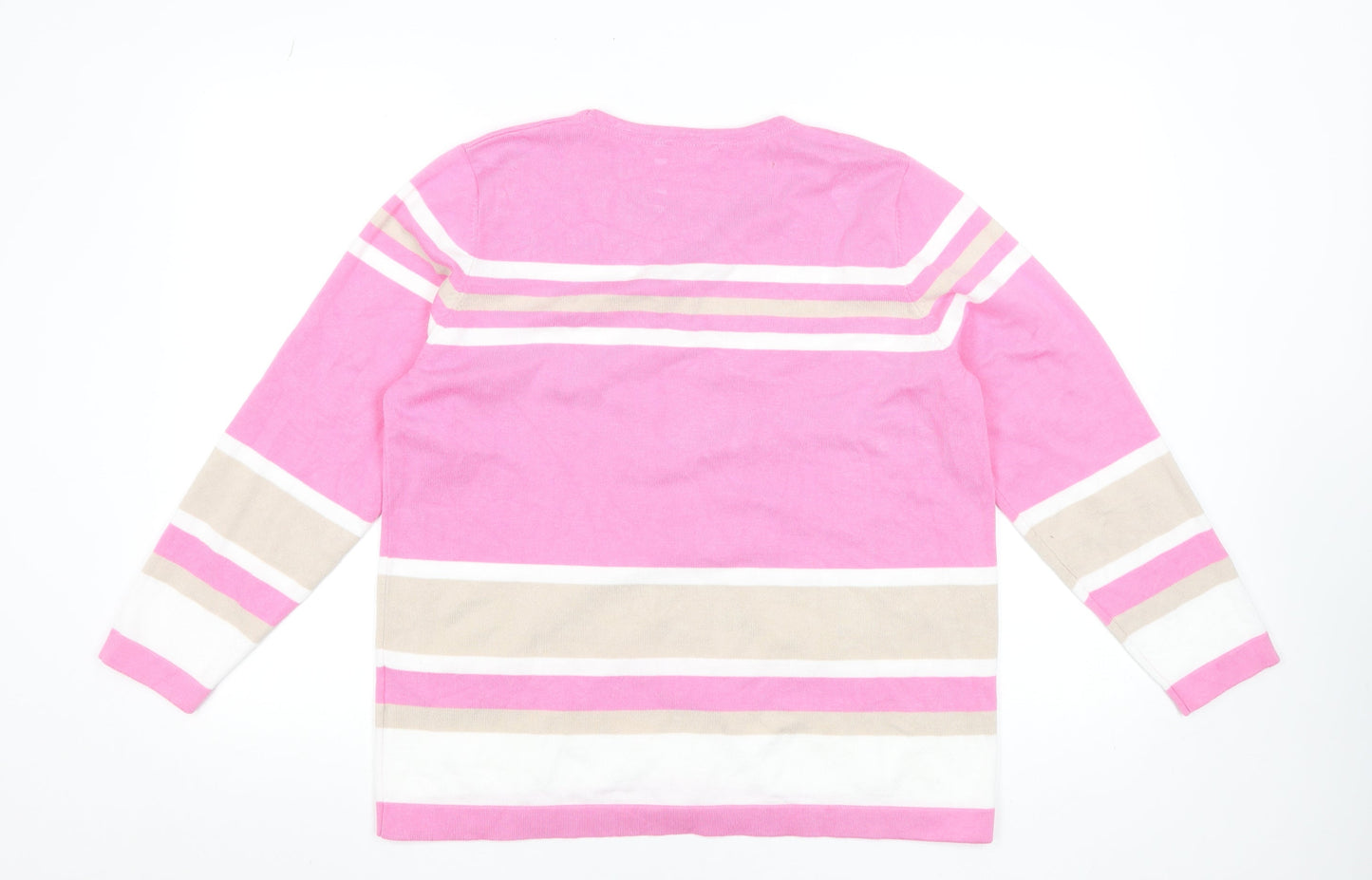 Womens UK Size XL Micha Pink Pullover Jumper