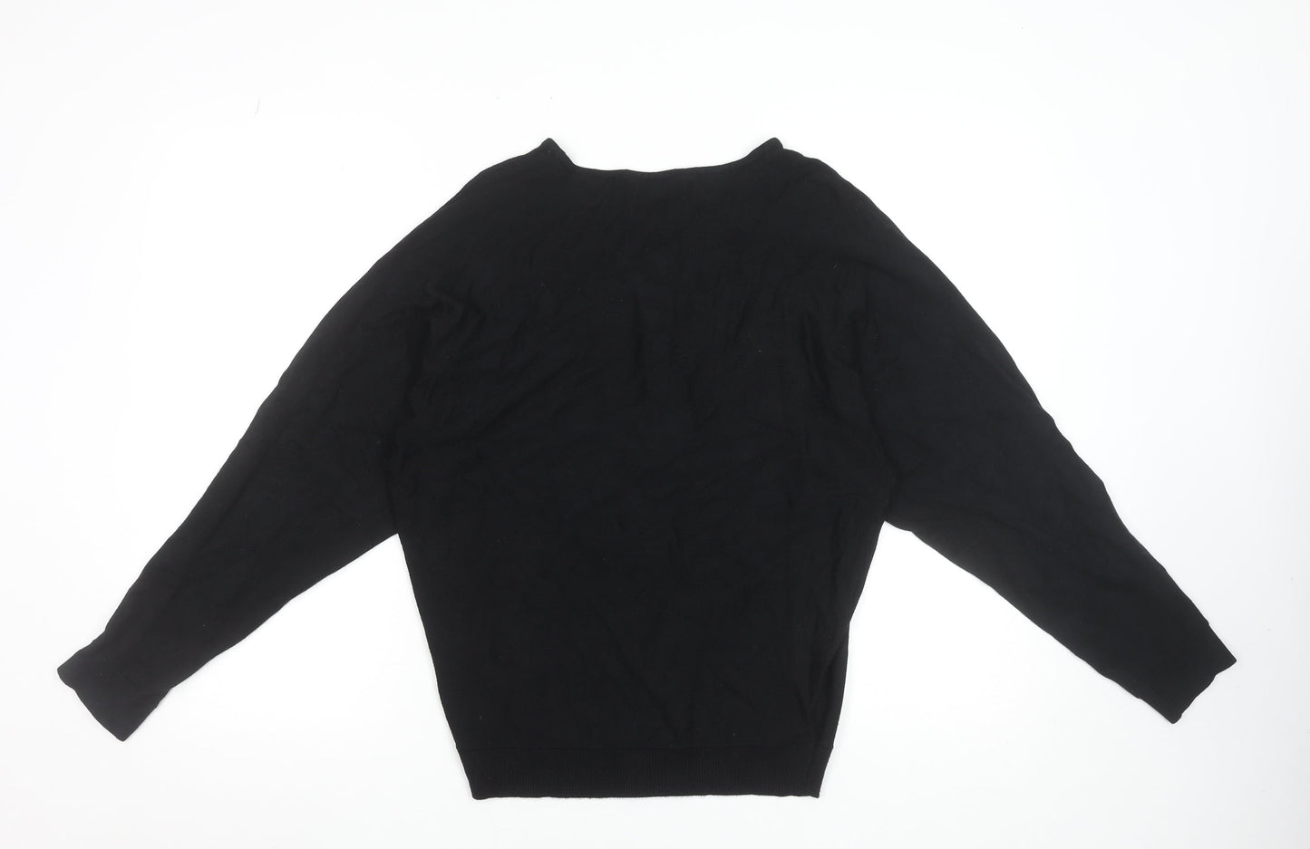Womens UK Size S Zabaione Black Pullover Jumper