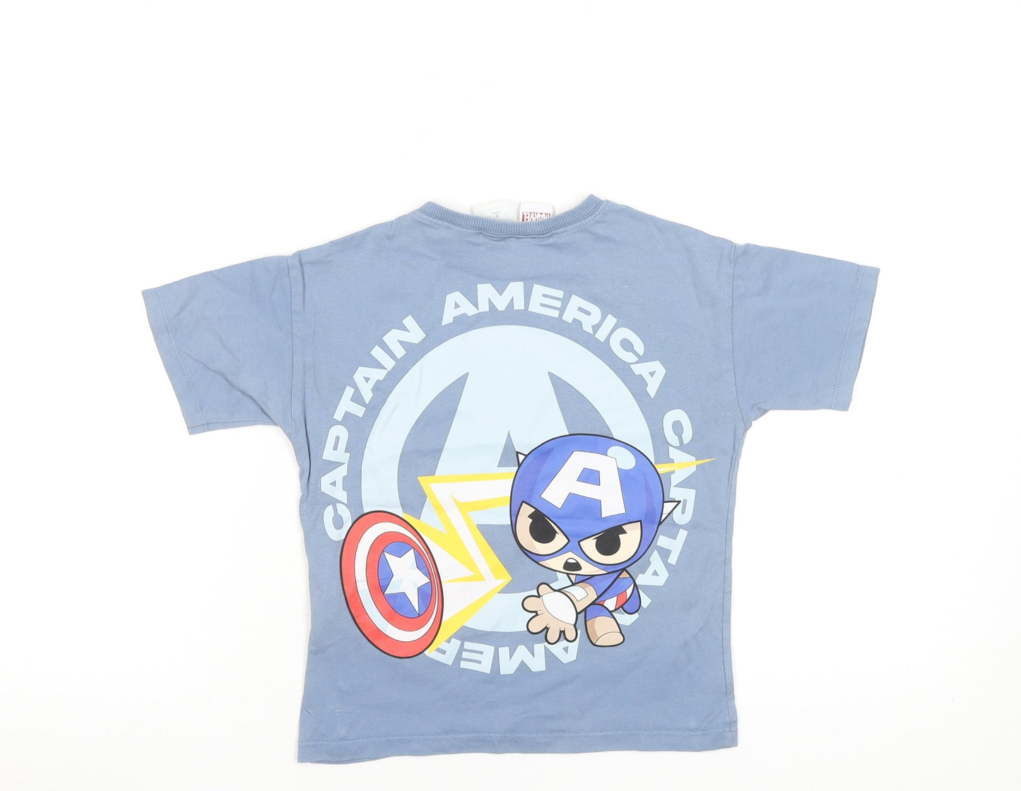Boys UK Size 5 Years Zara Blue Basic T-Shirt