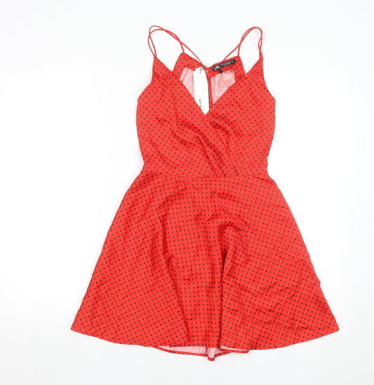 Womens UK Size XS Zara A-Line Dress