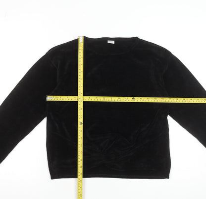 Teens UK Size L Lindex Black Basic Blouse
