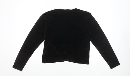 Teens UK Size L Lindex Black Basic Blouse