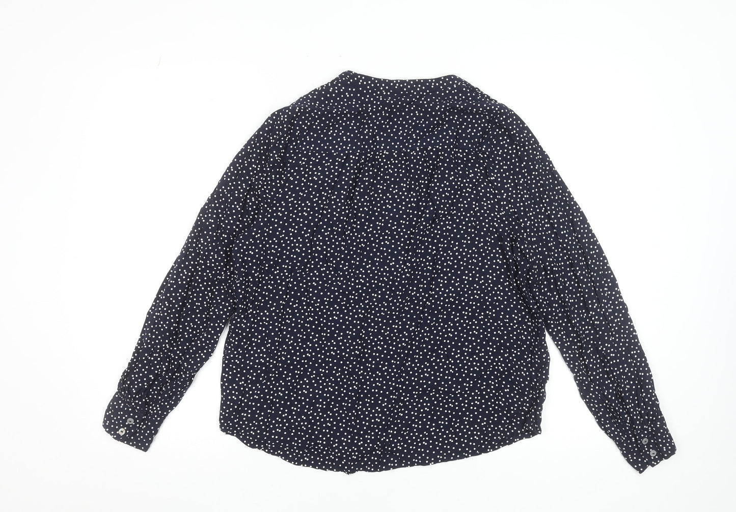Womens UK Size 12 Marks and Spencer Blue Tunic Blouse