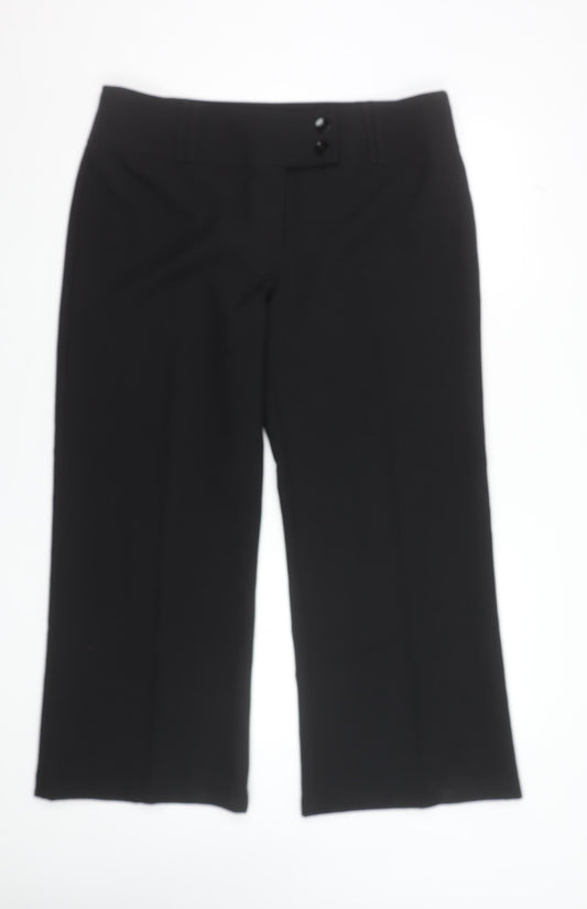 Womens UK Size 16 Savida for Dunnes Classic Fit Business Formal Workwear Black T