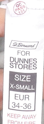 Marks & Spencer St. Bernard Women’s Beige Jogger Trousers XS Cotton Blend