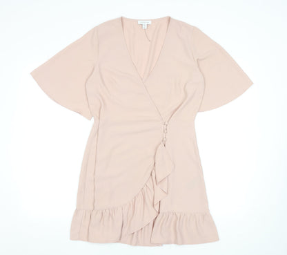 Womens UK Size 12 Topshop Wrap Dress