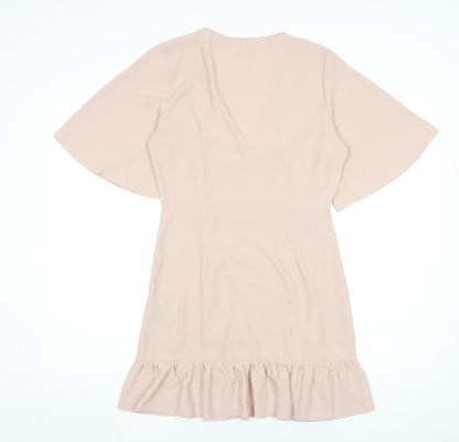 Womens UK Size 12 Topshop Wrap Dress